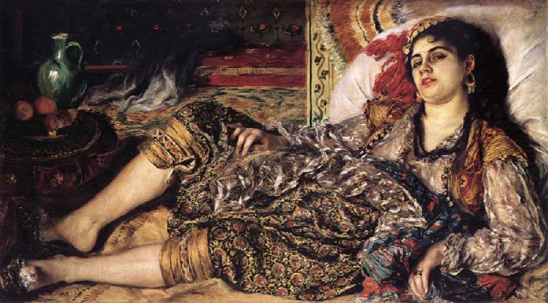 Pierre-Auguste Renoir Odalisque ou Une Femme d Alger china oil painting image